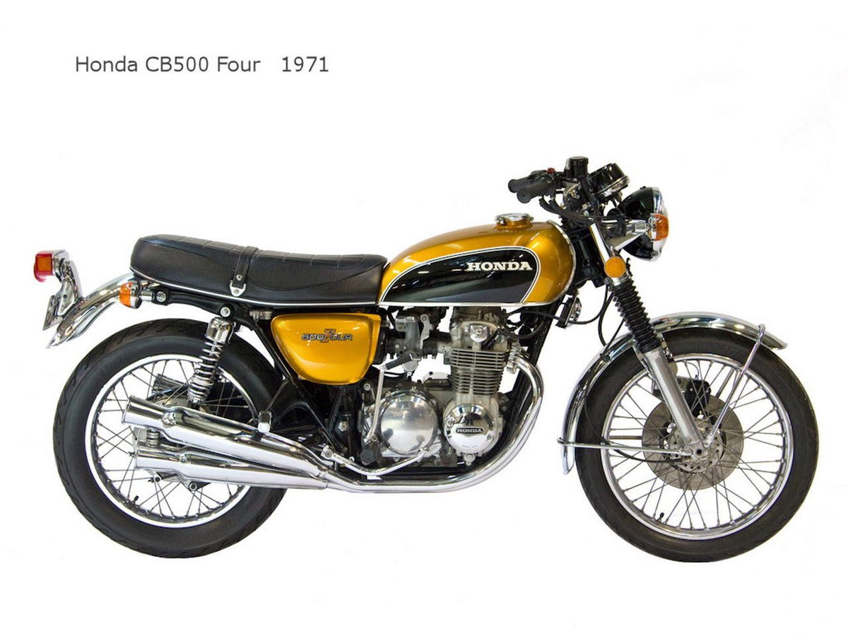HONDA CB500 FOUR ブラックタンク Modern Brat - Pierluigi CB500 Four - Return of the Cafe Racers